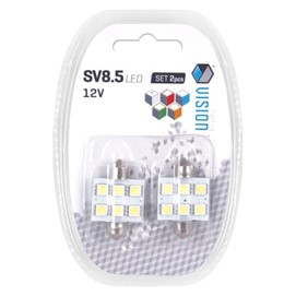 Żarówki LED VISION C5W C10W 36mm SV8.5 12V 6xSMD
