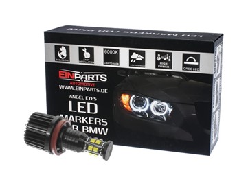 Markery LED do ringów (angel eyes) EINPARTS EPM07 H8 240W do BMW X5 E70 (z ksenonem) 2007-2011