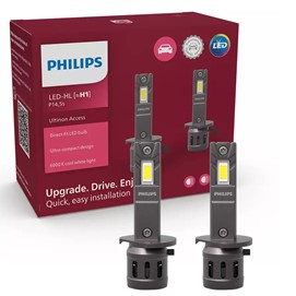 Żarówki LED H1 PHILIPS Ultinon Access 2500 12V 13W (LED-HL, 6000K, łatwy montaż)