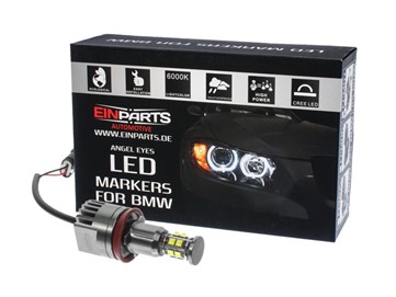 Markery LED do ringów (angel eyes) EINPARTS EPM13 H8 240W do BMW X5 E70 (z ksenonem) 2007-2011