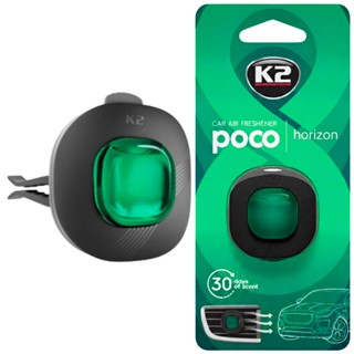 Zestaw zapachów samochodowych K2 Poco (Bloom, Cherry, Golden Rose, Horizon, Man, New Car, Sweet Candy)