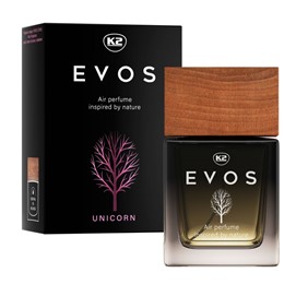 Zapach do samochodu w drewnie + perfumy do auta K2 Evos Unicorn