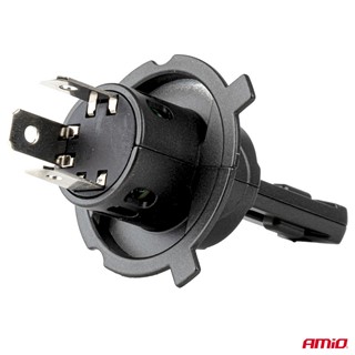 Żarówki LED H4 / H19 AMiO F25 PRO BLACK FULL CANBUS 12V 24V 70W (6000K, 5540lm, pełna zgodność z systemami CANBUS)