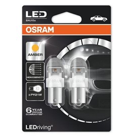 Żarówki LED OSRAM LEDriving PY21W BA15s 12V 2W (pomarańczowe)