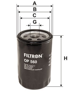 Filtr oleju FILTRON OP 560