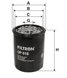 Filtr oleju FILTRON OP 618