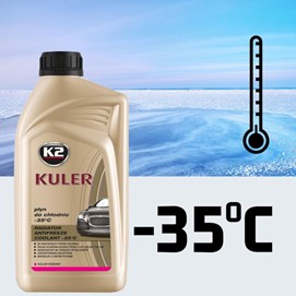 Płyn do chłodnic K2 Kuler (różowy, G13, Long Life) -35°C 1L