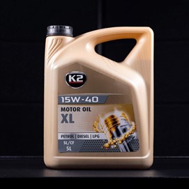 Olej 15W40 K2 Texar Mineralny 5L (ACEA A3/B3/B4, API SL/CF)