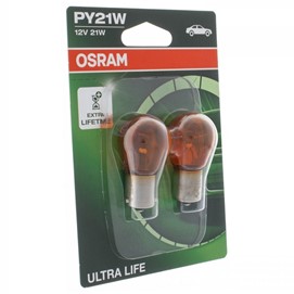 Żarówki PY21W OSRAM Ultra Life BAU15S 12V 21W