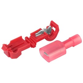 Szybkozłączki rozgałęźne typ-T czerwone 0.5-1.5mm kw 22-18 AWG 15A (5 szt.)
