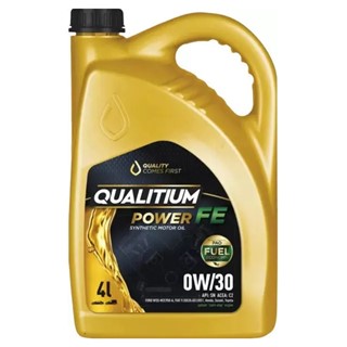 Olej 0W30 QUALITIUM POWER FE 4L - API SN, API CF, ACEA C2, Ford WSS-M2C950-A, Jaguar Land Rover STJLR.03.5007, Fiat 9.55535-GS1/DS1, Toyota, Honda, Jeep, Mitsubishi, Subaru, Suzuki