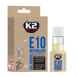 Dodatek do paliwa (benzyny) K2 E10 Neutralizer 50ml (neutralizuje skutki działania bioetanolu)