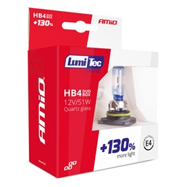Żarówki HB4 AMIO LumiTec Limited +130% 12V 51W (4300K)